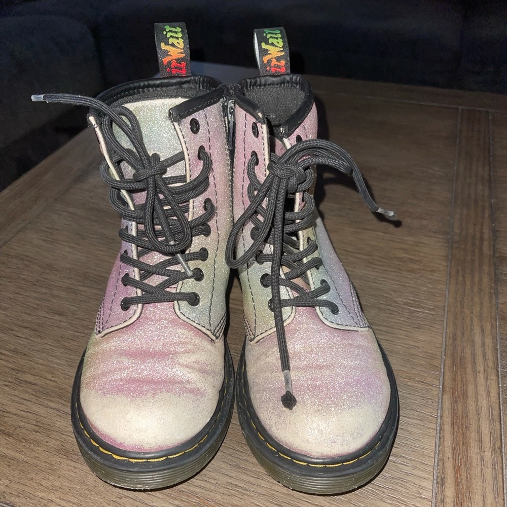 Dr Marten Glitter Boots Size 1 and Size 12